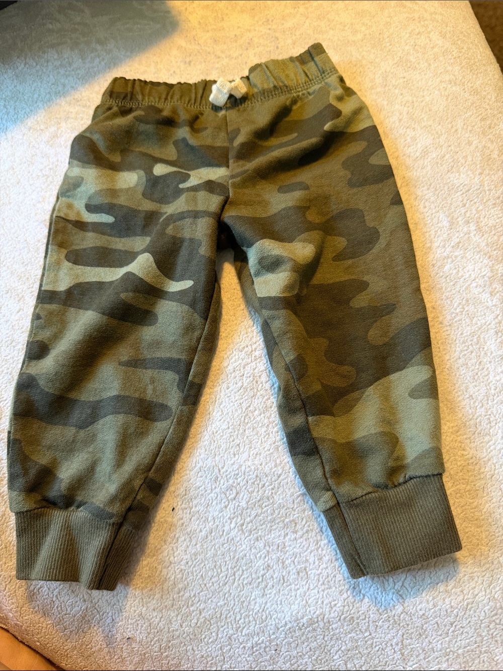 Carter's Olive Green Camo Jogger Pants